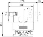 ISO1 singel 190-mått